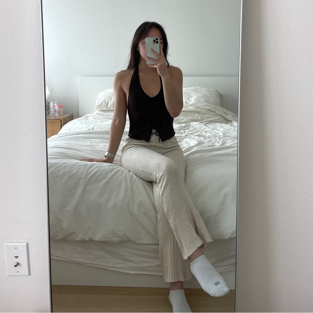 Urban outfitters flare knit pants